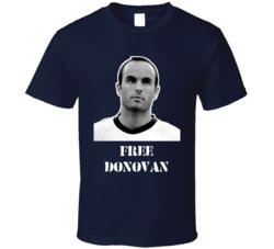 Free Landon Donovan USA Soccer World Cup T Shirt
