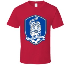 Korea Republic Soccer Futbol World Cup Logo Crest T Shirt