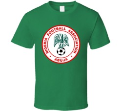 Nigeria World Cup Soccer Crest Logo T Shirt
