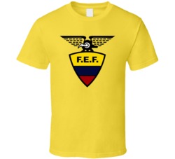 Ecuador Soccer World Cup Futbol Crest Logo T Shirt