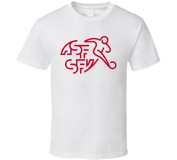 Switzerland World Cup Logo Crest Soccer Futbol T Shirt