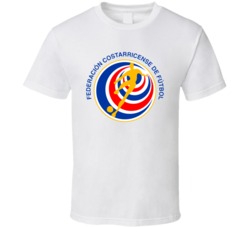 Costa Rica World Cup Soccer Futbol Logo Crest T Shirt