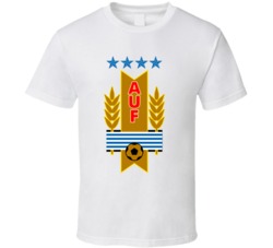 Uruguay World Cup Soccer Futbol Logo Crest T Shirt