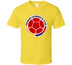 Columbia Soccer Futbol Logo Crest World Cup T Shirt