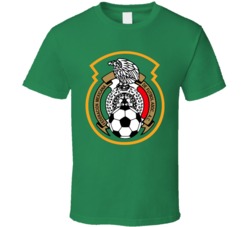 Mexico World Cup Soccer Futbol Logo Crest T Shirt