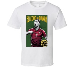 Portugal World Cup Soccer 2014 Soccer Futbol Ronaldo T Shirt