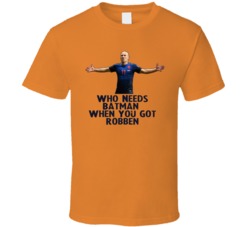 Arjen Robben Netherlands World Cup Soccer Futbol Holland T Shirt