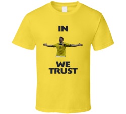 In James Rodriguez We Trust Colombia Soccer Futbol World Cup T Shirt