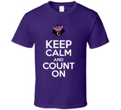 Keep Calm And Count On Count Dracula T Shirt