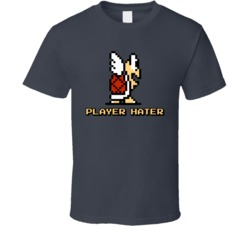 Player Hater NES Turtle Super Mario Brothers T Shirt
