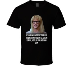 Wayne's World Garth Algar Quote Funny Ice Cream Movie T Shirt Wayne's World Garth Algar Quote Funny Ice Cream Movie T Shirt