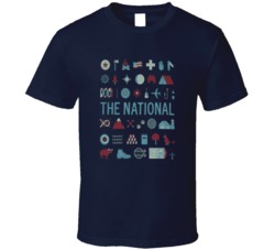 The National Unisex 2014 Tour T Shirt The National Unisex 2014 Tour T Shirt
