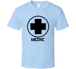 Team Fortress 2 Medic Blue Team Video Game Fan T Shirt Team Fortress 2 Medic Blue Team Video Game Fan T Shirt