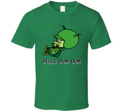 The Great Gazoo Hello Dum Dum Cartoon Flintstones T Shirt The Great Gazoo Hello Dum Dum Cartoon Flintstones T Shirt