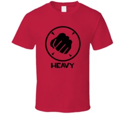 Team Fortress 2 Heavy Red Team Video Game Fan T Shirt Team Fortress 2 Heavy Red Team Video Game Fan T Shirt