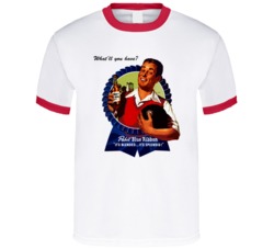 Pabst Blue Ribbon Beer T Shirt