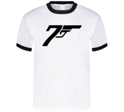 James Bond 007 British Spy Movie # 7 Tribute T Shirt James Bond 007 British Spy Movie # 7 Tribute T Shirt