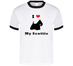 I Love My Scottie Scottish Terrier Dog T Shirt I Love My Scottie Scottish Terrier Dog T Shirt