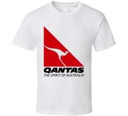 Qantas Airline Logl Australia T Shirt Qantas Airline Logl Australia T Shirt
