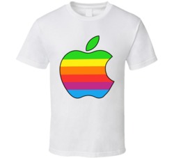 Apple Mac 80S Logo Computer T Shirt Apple Mac 80S Logo Computer T Shirt