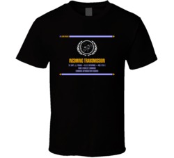 Star Trek Incoming Transmission T Shirt Star Trek Incoming Transmission T Shirt