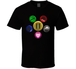 Captain Planet The Power Is Yours Rings T Shirt Captain Planet The Power Is Yours Rings T Shirt
