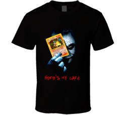 Here'S My Card Joker Dark Knight Text Funny T Shirt Here'S My Card Joker Dark Knight Text Funny T Shirt