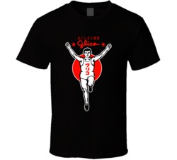 Glico Running Man Japanese Snack Food Pocky Sticks Food Fan T Shirt Glico Running Man Japanese Snack Food Pocky Sticks Food Fan T Shirt