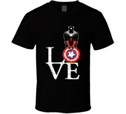 Captain America Love Civil War Superhero Movie Fan T Shirt Captain America Love Civil War Superhero Movie Fan T Shirt