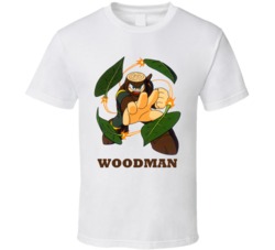 Woodman Robot Megaman Video Game T Shirt Woodman Robot Megaman Video Game T Shirt