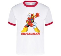 Metalman Robot Megaman Video Game T Shirt Metalman Robot Megaman Video Game T Shirt