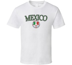Mexico world cup soccer t shirt