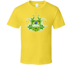 Brazil world cup soccer t shirt