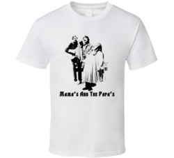 Mama's and the papa's 70's singers t shirt Mama's and the papa's 70's singers t shirt