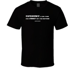 Experience quote Oscar Wilde t shirt Experience quote Oscar Wilde t shirt