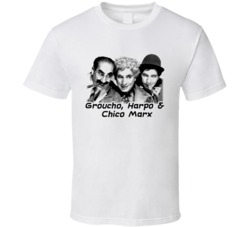 The Marx Brothers Comedians Harpo Chico Groucho T Shirt The Marx Brothers Comedians Harpo Chico Groucho T Shirt