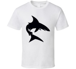 Jacksonville Sharks Primary Logo WFL T Shirt Jacksonville Sharks Primary Logo WFL T Shirt