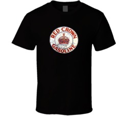 Red Crown Gasoline Vintage Distressed Style T Shirt Red Crown Gasoline Vintage Distressed Style T Shirt