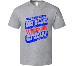 New York Big Blue Wrecking Crew La T Shirt New York Big Blue Wrecking Crew La T Shirt