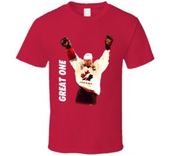 Wayne Gretzky Team Canada Great One Hockey T Shirt