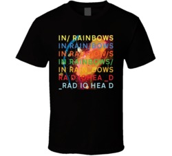 In Rainbows Radiohead T Shirt In Rainbows Radiohead T Shirt