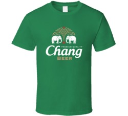 Chang Premium Quality Beer T Shirt Chang Premium Quality Beer T Shirt