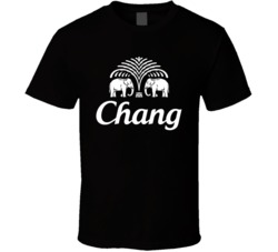 Chang All White Logo T Shirt Chang All White Logo T Shirt