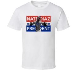 Nate Diaz For President MMA Fighter T Shirt