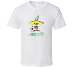 Mexico 1986 World Cup Soccer Vintage Effect T Shirt Mexico 1986 World Cup Soccer Vintage Effect T Shirt