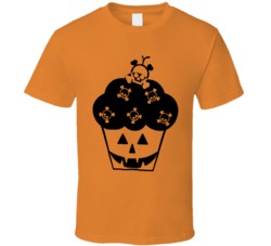 Halloween Scary Funny Skull Cupcake T Shirt Halloween Scary Funny Skull Cupcake T Shirt