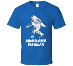 Abominable Snowman Cool Funny T Shirt