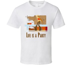 Life Is A Party Cool Dance Techno T Shirt Life Is A Party Cool Dance Techno T Shirt