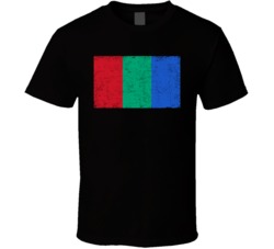Mars Flag NASA Version Distressed Style T Shirt Mars Flag NASA Version Distressed Style T Shirt