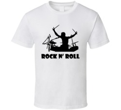 Rock N Roll Drum Cool T Shirt Rock N Roll Drum Cool T Shirt